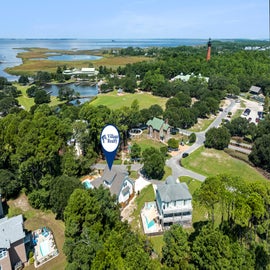 CL01: Creamsicle Cottage | Aerial View