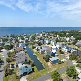 NHCA75: Blue Crab Canal | Aerial View West