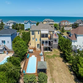 WH242: Starboard Home | Aerial View Back Exterior