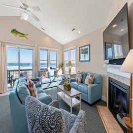 NH06: Ocean's Edge | Top Level Living Area